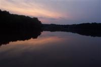 Twilight reflections on Lake Accotink, Springfield, VA