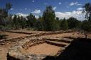 Foundation to a pre-cliff dwelling on Mesa Verde