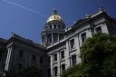 Colorado capitol exterior, showing the gold dome