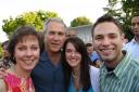 Mom, Laura, and I with George W. Bush
