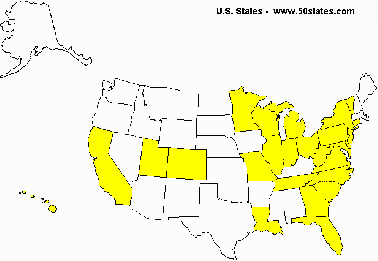 US map